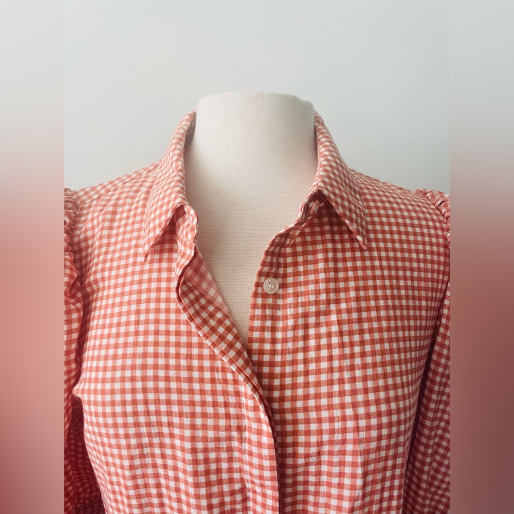 New! HUNTER BELL McCauley Shirt Dress Size Large - Picture 6 of 12